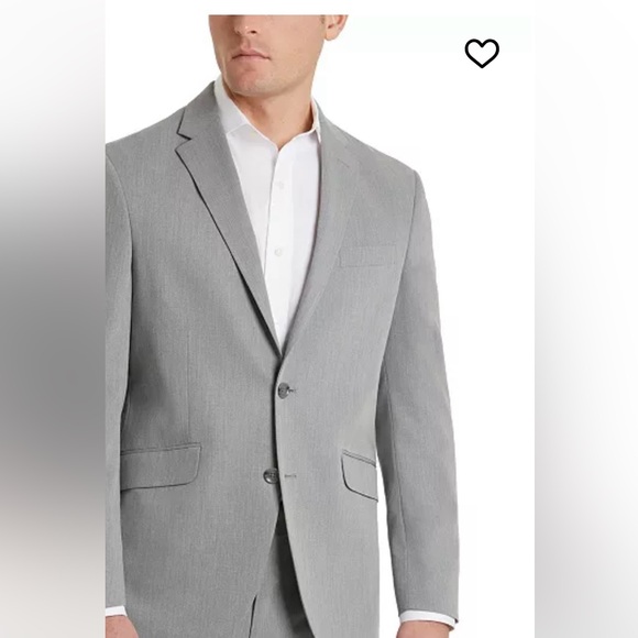 NWT Kenneth Cole Techni-Cole suit separate slim fit gray suit jacket SZ 40R - Picture 1 of 10